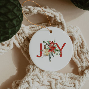 farmhouse joy ornament rustic Christmas ornament 