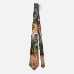 Farmhouse (La Ferme) - Pierre-Auguste Renoir Tie