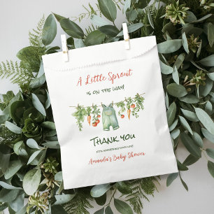 Farmhouse Little Sprout Clothesline Baby Shower Favour Bag