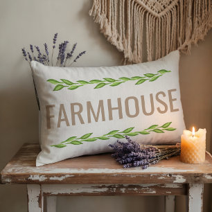Farmhouse   Lumbar Pillow