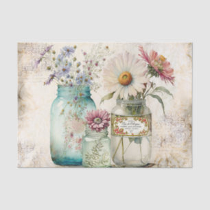 Farmhouse Mason Jars  Tissue Paper