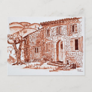 Farmhouse Near Grasse Provence, France Postcard