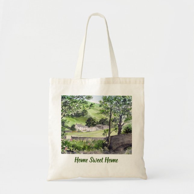 Farmhouse near Thirlmere, Lake District, England Tote Bag (Front)