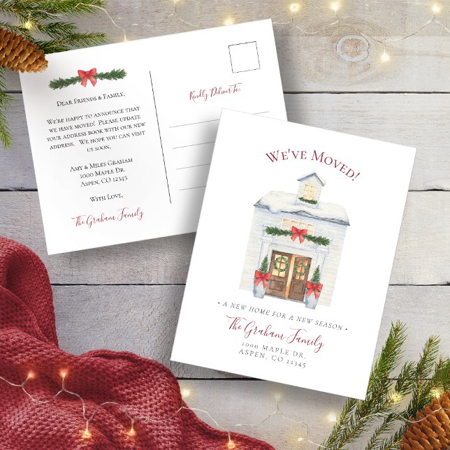 Farmhouse New Home We've Moved Postcard (Farmhouse New Home We've Moved Postcard
)