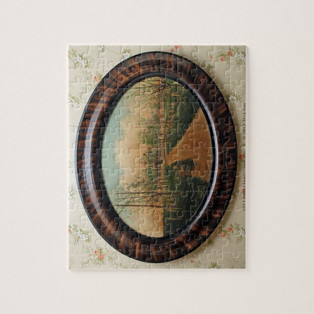 Farmhouse Painting Jigsaw Puzzle (Vertical)