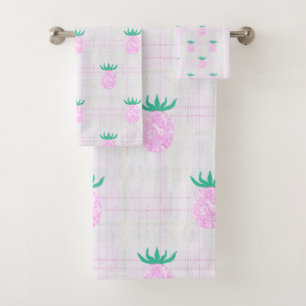Farmhouse Pineapples Bath Towel Set