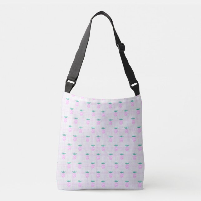 Farmhouse Pineapples Crossbody Bag (Front)