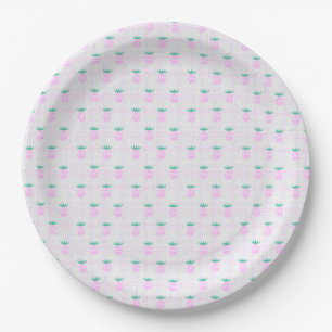 Farmhouse Pineapples Paper Plate
