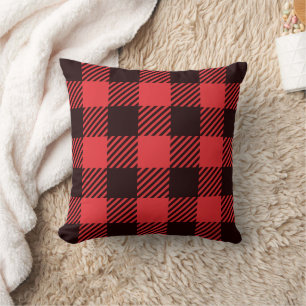 Farmhouse Plaid Chequered Cushion