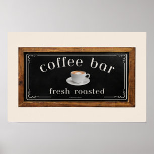 Farmhouse Poster Coffee Bar Sign – Coffee Station 
