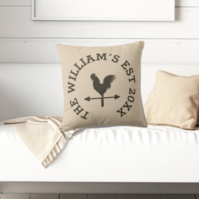 Farmhouse Rooster Country Custom Cushion (Creator Uploaded)