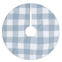 Farmhouse Rustic Blue Grey Buffalo Plaid Square