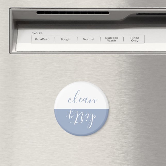 Farmhouse Rustic Blue Kitchen Dishwasher Magnet (In Situ (Dishwasher))