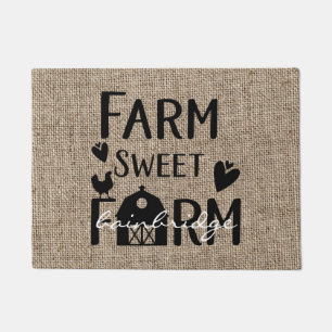 Farmhouse Rustic Modern Farmhouse Personalised Doormat