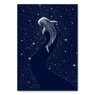 Farmhouse Shark Art | Flower Shark Vintage Table Number