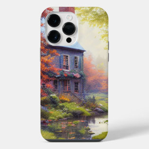 Farmhouse/stream/woods/painting  iPhone 14 pro max case