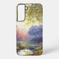 Farmhouse/stream/woods/painting 