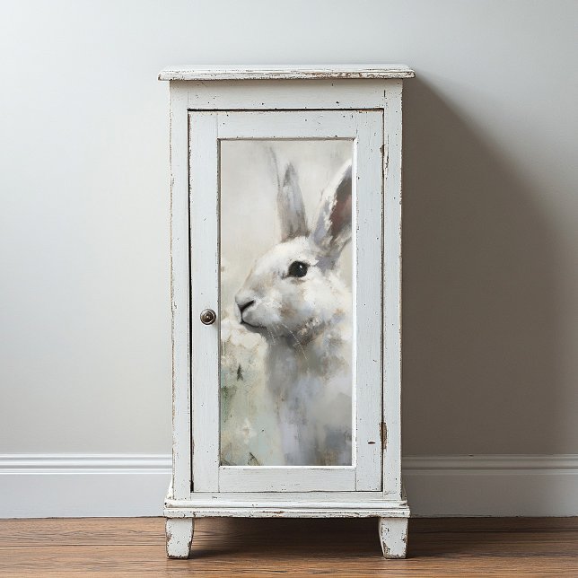 Farmhouse Style Bunny Rabbit Art Decoupage Paper (Creator Uploaded)