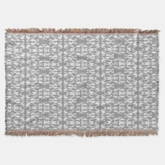 Farmhouse style cosy Throw blanket grey