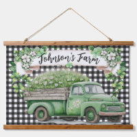 Farmhouse | Vintage Green Truck | Personalised