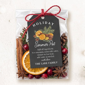 Farmhouse Winter Simmer Pot Gift Tags
