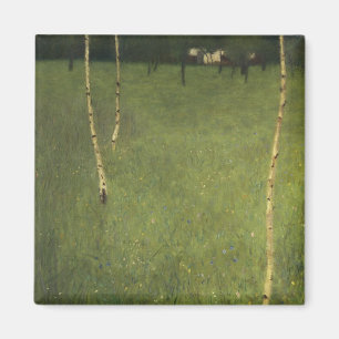 Farmhouse with Birch Trees, 1900 Magnet