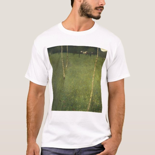 Farmhouse with Birch Trees, 1900 T-Shirt (Front)