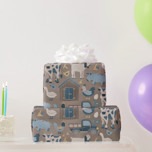 Farmhouse Wrapping Paper (Party Gifts)