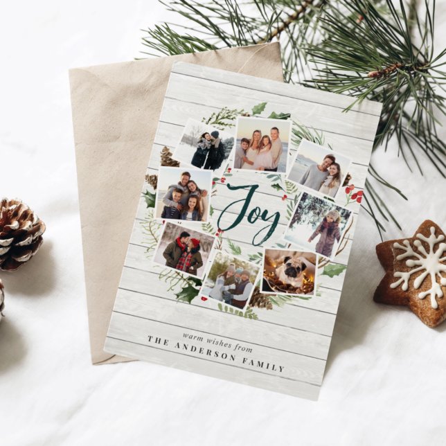 Farmhouse Wreath | Holiday Photo Card (Creator Uploaded)