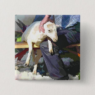 FARMING 15 CM SQUARE BADGE