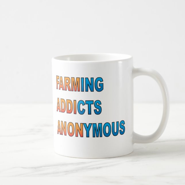 Farming Addicts Anonymous Coffee Mug (Right)