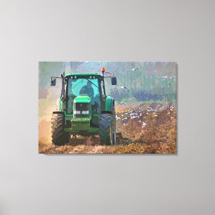FARMING CANVAS PRINT