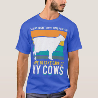 Farming Farm Cow Farmer  T-Shirt