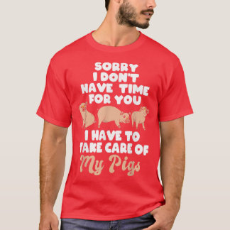 Farming Farm Pig Farmer  T-Shirt