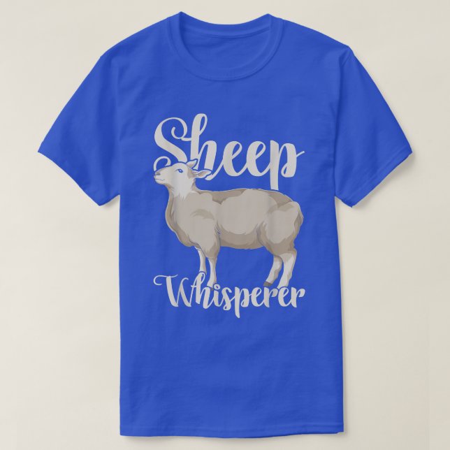Farming Farmer Farm Animal Lover Sheep Whisperer F T-Shirt (Design Front)
