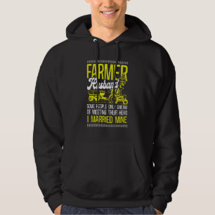 Farming Farmer Husband Tractor Farmer Husband Some Hoodie