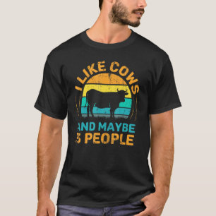 Farming Farmer Women Men Farm Animal Cow T-Shirt