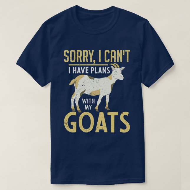 Farming Funny Goat Farmer Farm Animal Goat T-Shirt (Design Front)