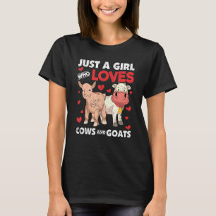 Farming Goat Farm Animal Farmer Girls Women Cute T-Shirt