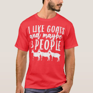 Farming Goat Lover Farm Animal Lover Farmer Funny  T-Shirt