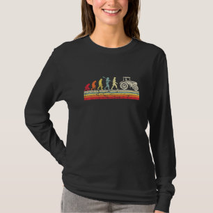 Farming Human Evolution Vintage Farmer T-Shirt