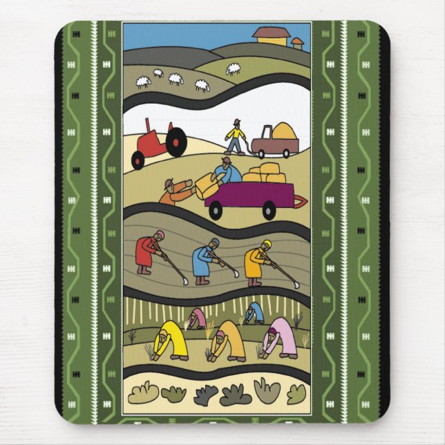 Farming in Africa Mouse Pad (Front)