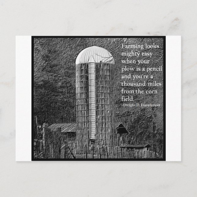 Farming looks mighty easy... postcard (Front)