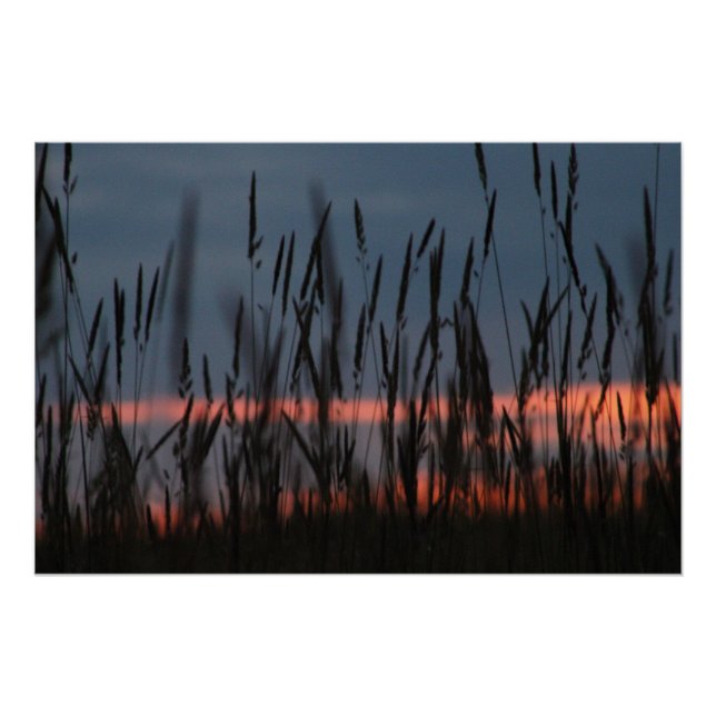 Farming Sunset Poster (Front)