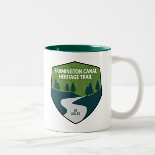 Farmington Canal Heritage Trail Two-Tone Coffee Mug