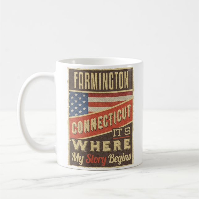 Farmington Connecticut Coffee Mug (Left)
