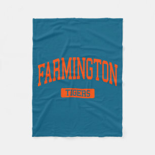 Farmington High School Hs Farmington Fleece Blanket