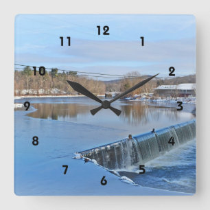 Farmington River Wall Clock