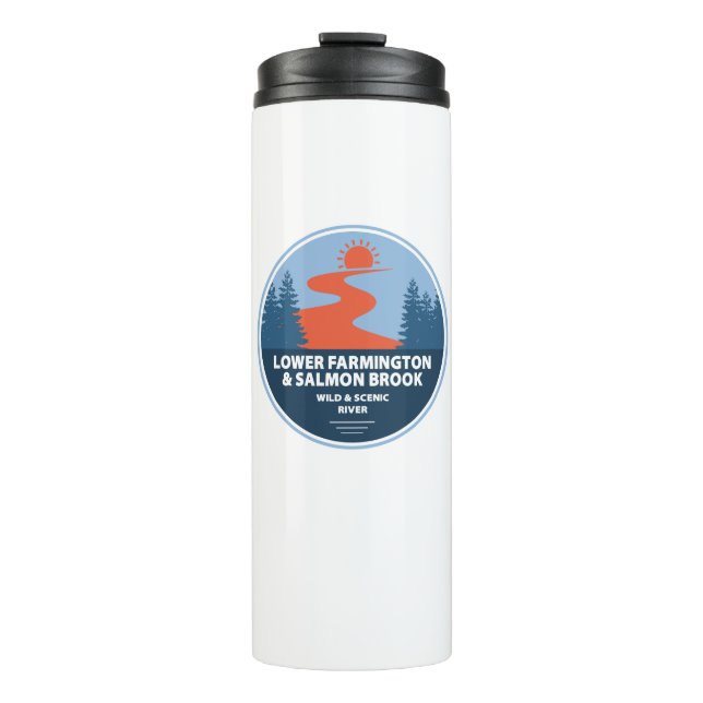 Farmington & Salmon Brook Wild & Scenic River Thermal Tumbler (Front)