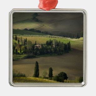 Farmland around Montepulciano, Tuscany, Italy Metal Ornament